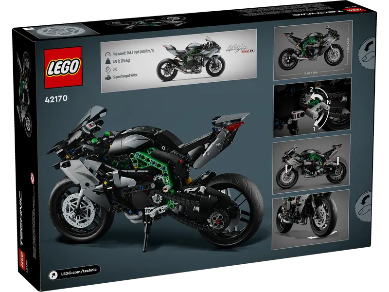 Lego Technic 42170 Motocikl Kawasaki Ninja H2R