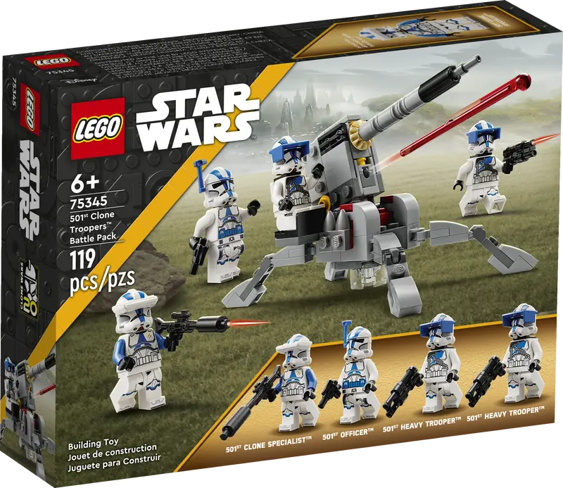 LEGO 75345 Star Wars: Bojni paket klonskih bojevnikov 501. enote