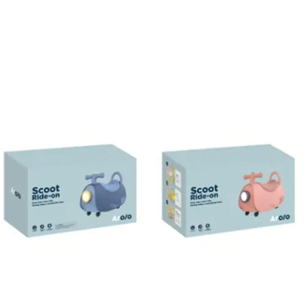 Arolo otroški poganjalček K4 sedežni (zvočni učinki) Moder - MiniPark