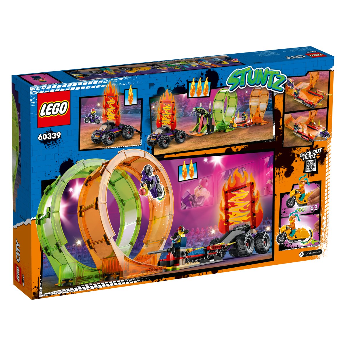 Lego City 60339 Dvojna kaskaderska zanka