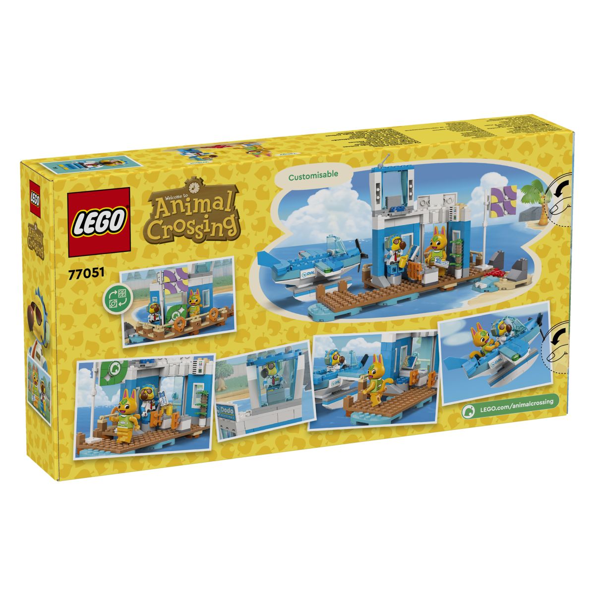 LEGO Animal Crossing 77051 Leti z letalsko družbo Dodo Airlines