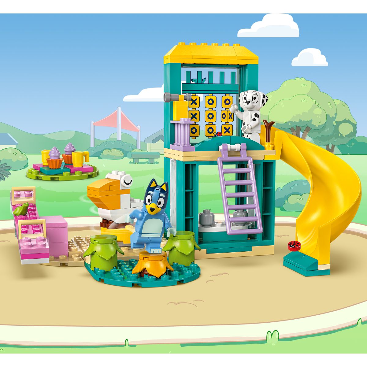 LEGO Bluey 11201 Bluey in Chloe se zabavata na igrišču