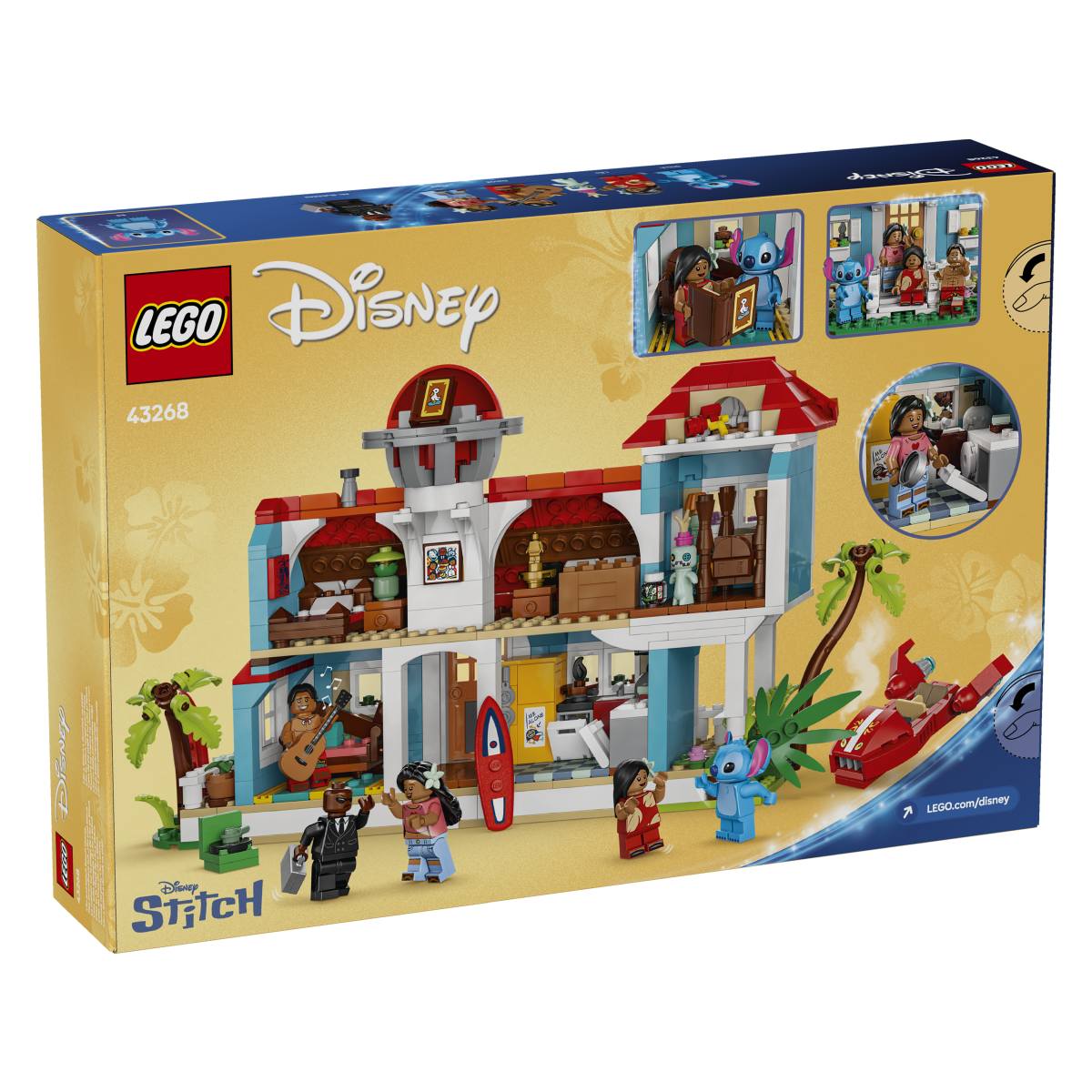 Lego Disney Classic 43268 Hišica na plaži Lili in Žverca