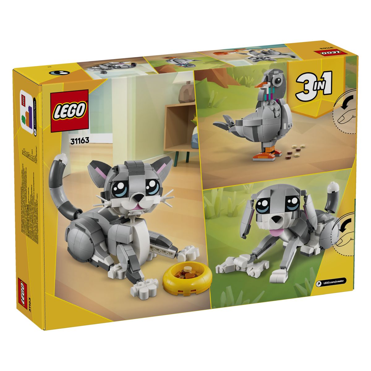 Lego Creator 31163 Igriva mucka 3v1
