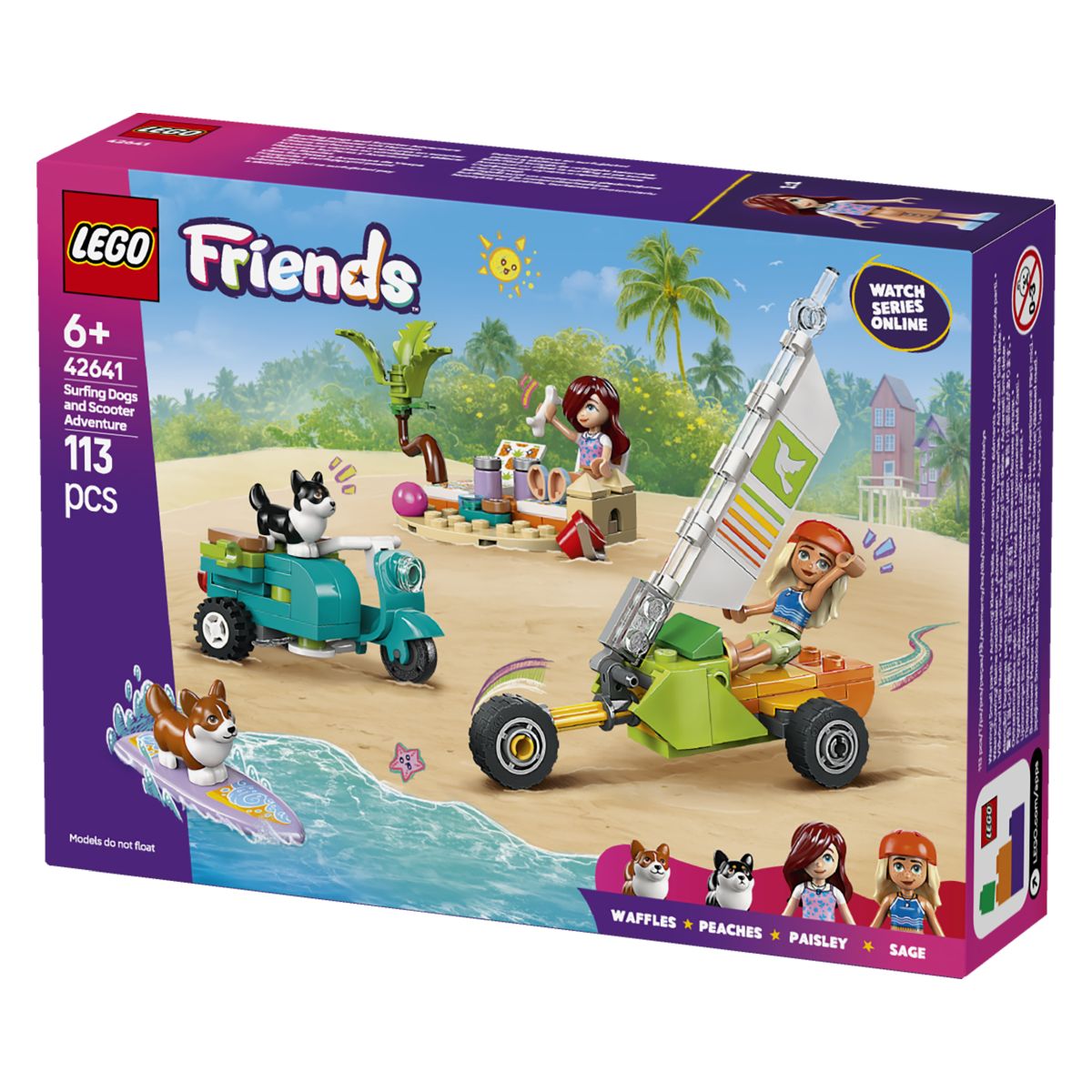 Lego Friends 42641 Pustolovščina s srferskimi psički in skuterjem