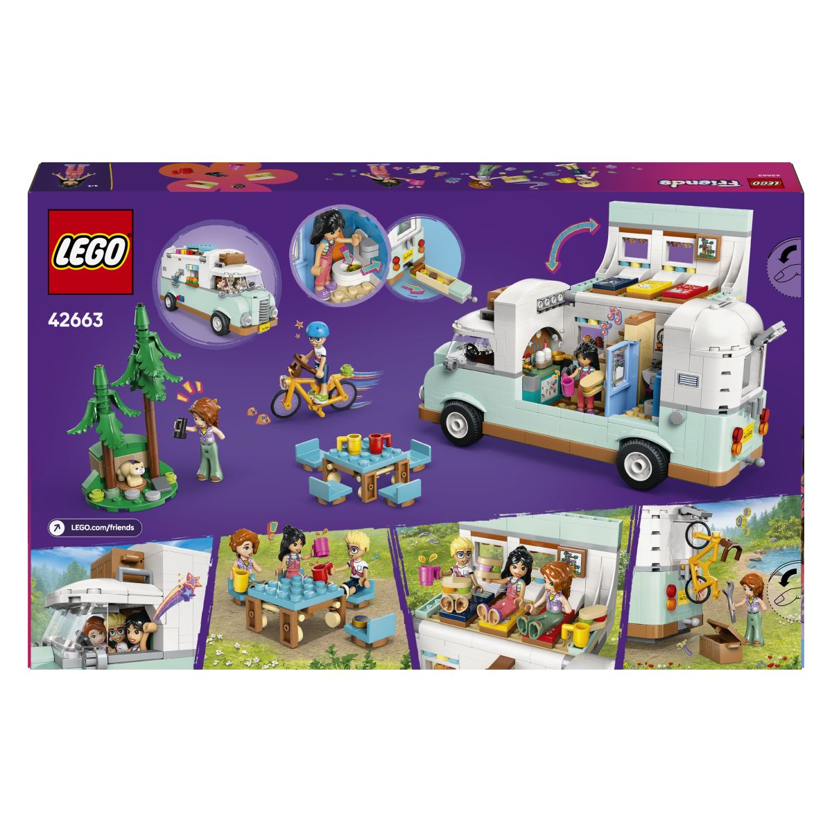 Lego Friends 42663 Pustolovščina z avtodomom prijateljstva