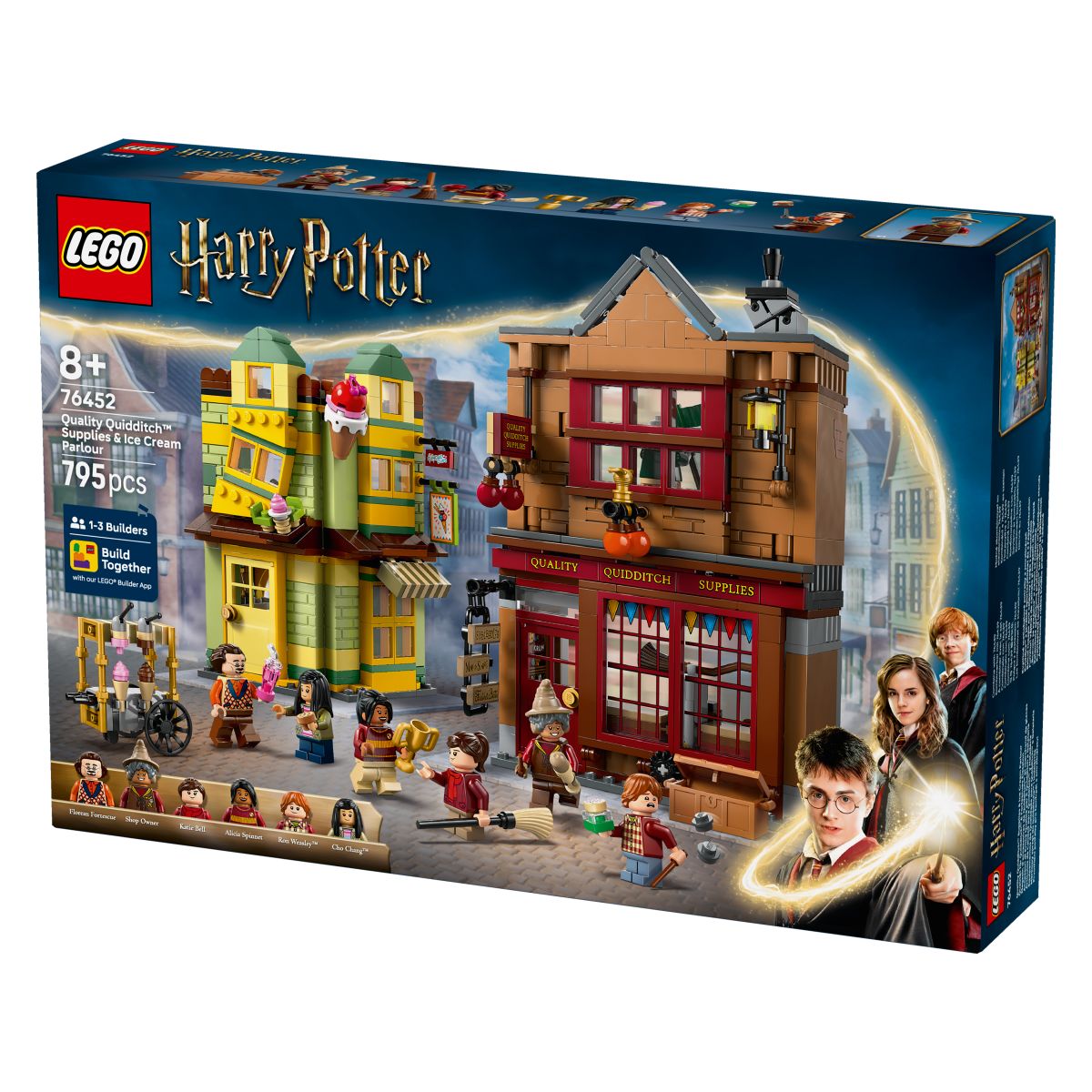 Lego Harry Potter 76452 Kakovostne potrebščine za Quidditch in Sladoledarnica