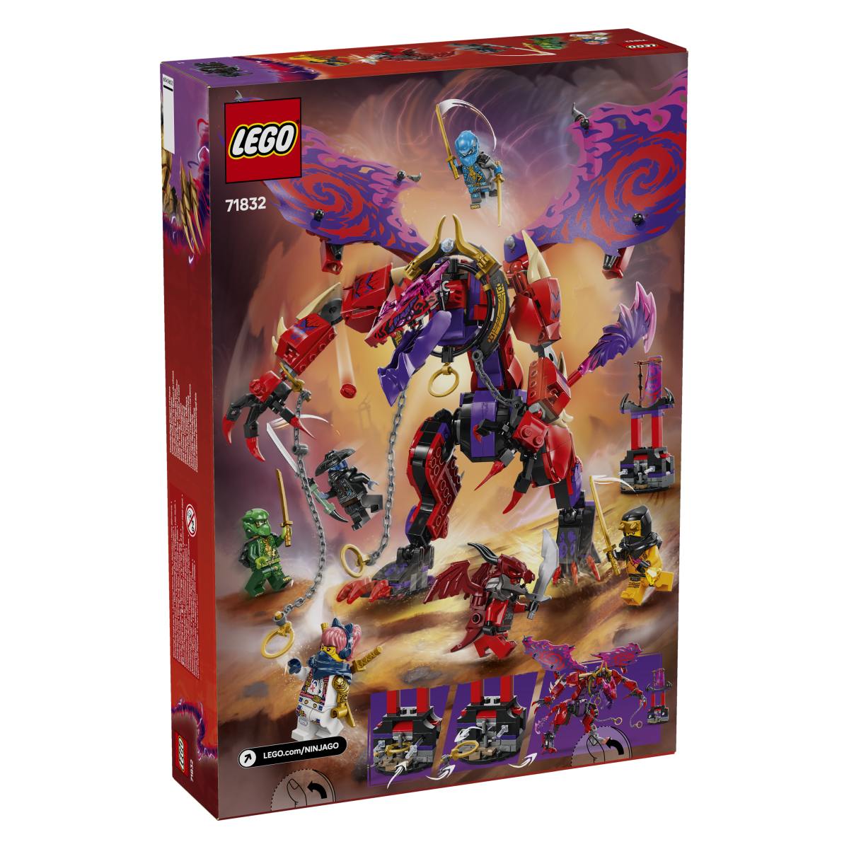 Lego Ninjago 71832 Zmaj kaosa Thunderfang