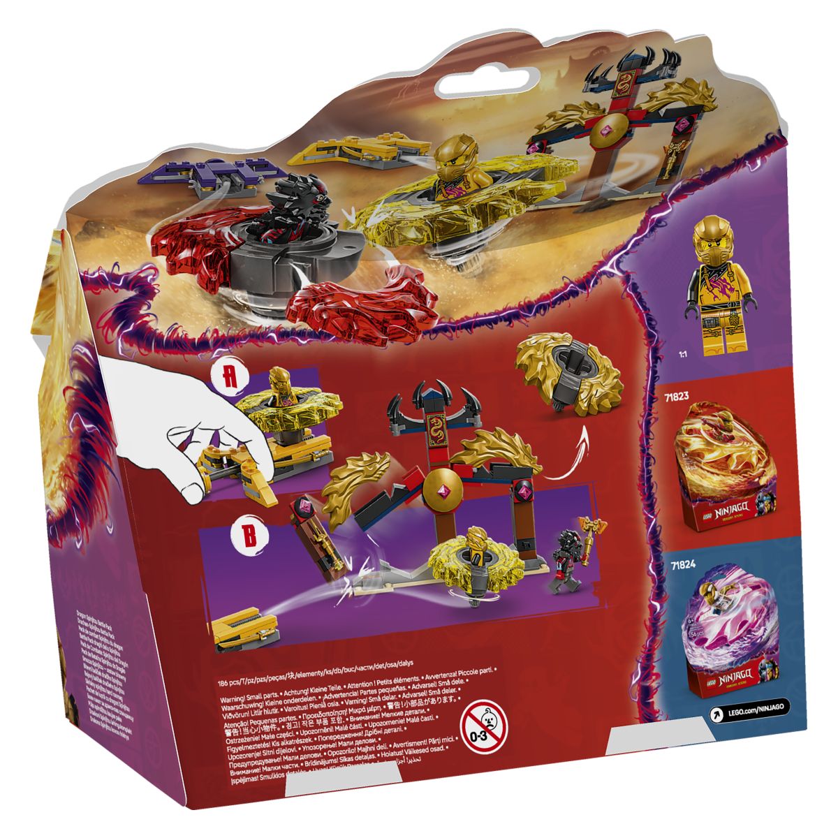 Lego Ninjago 71826 Bojni paket Zmajski Spinjitzu