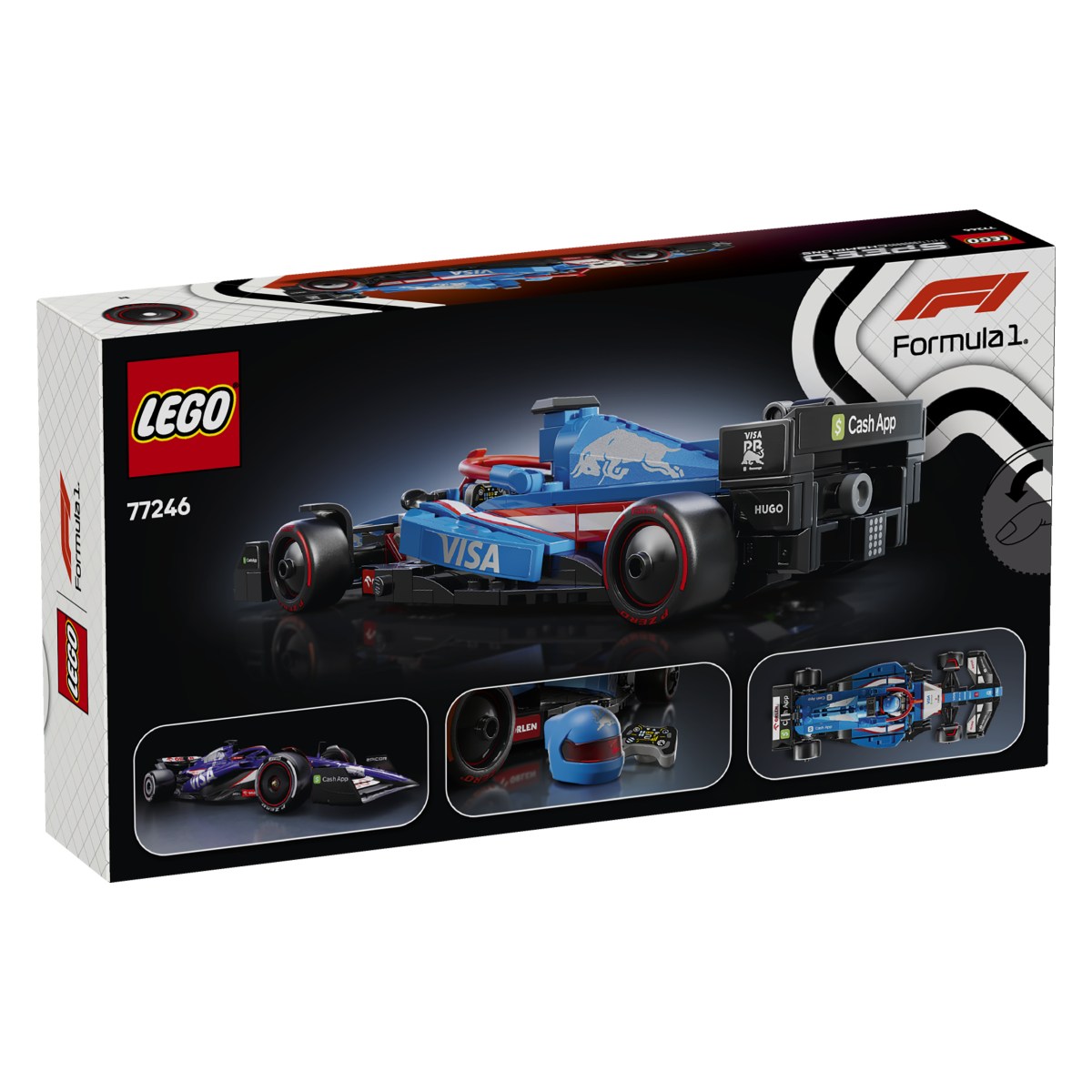 Lego Speed Champions 77246 Dirkalni avtomobil Visa Cash App RB VCARB 01 F1