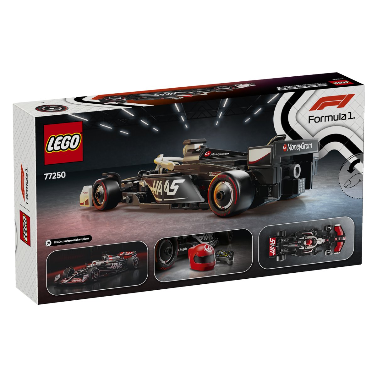 Lego Speed Champions 77250 Dirkalni avtomobil MoneyGram Haas F1 Team VF-24