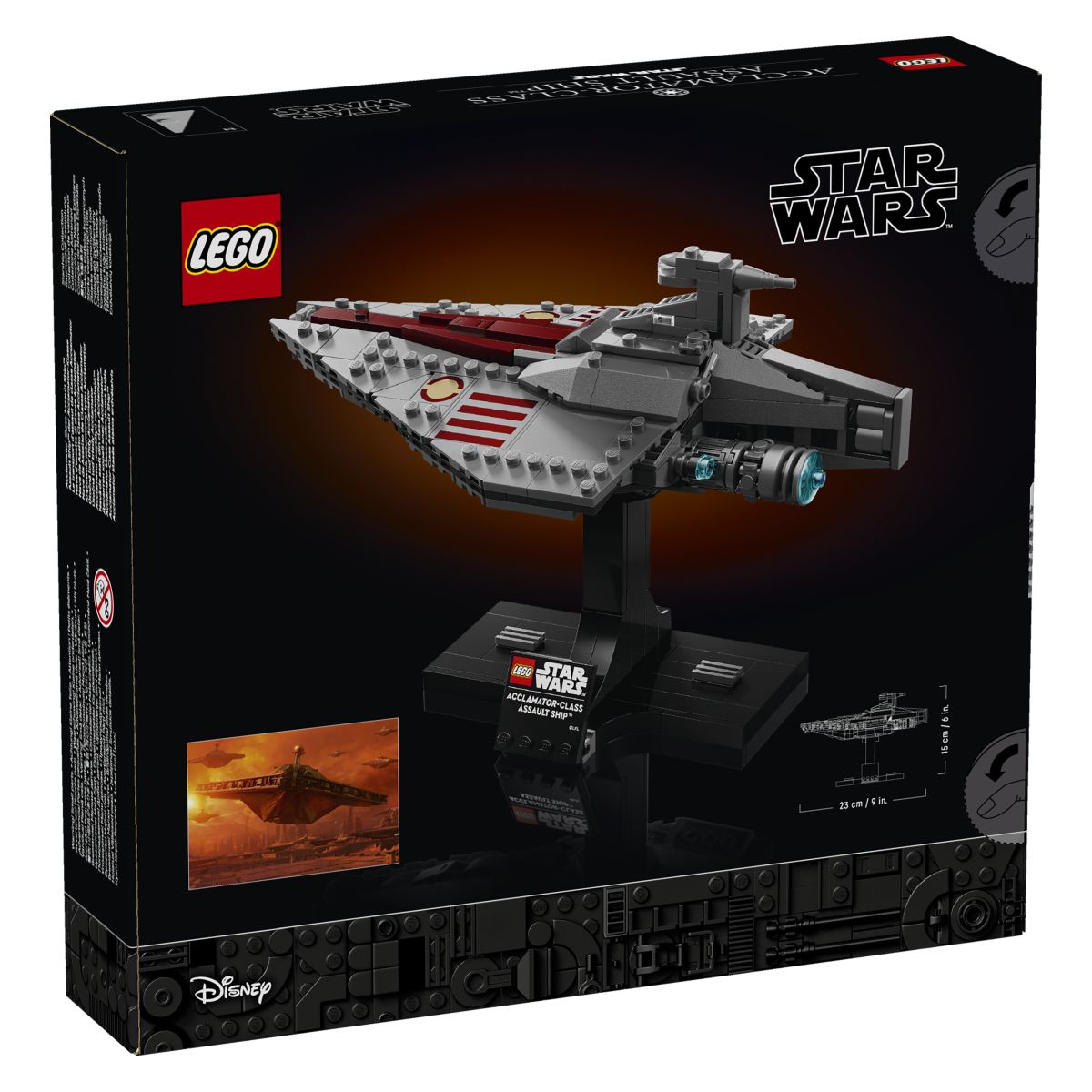 Lego Star Wars 75404 Napadalna ladja razreda Acclamator
