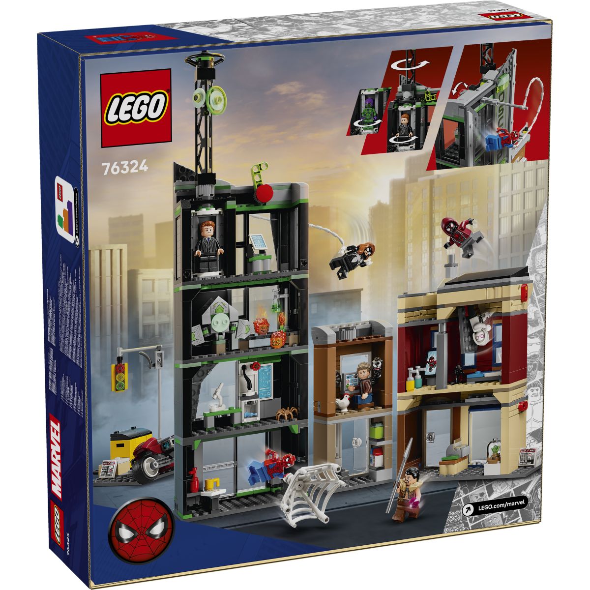 Lego Super Heroes 76324 Spider-Man proti Oscorp