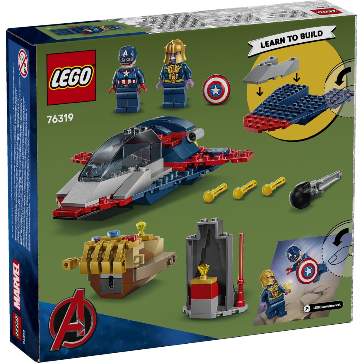 Lego Super Heroes 76319 Stotnik Amerika proti Thanosu