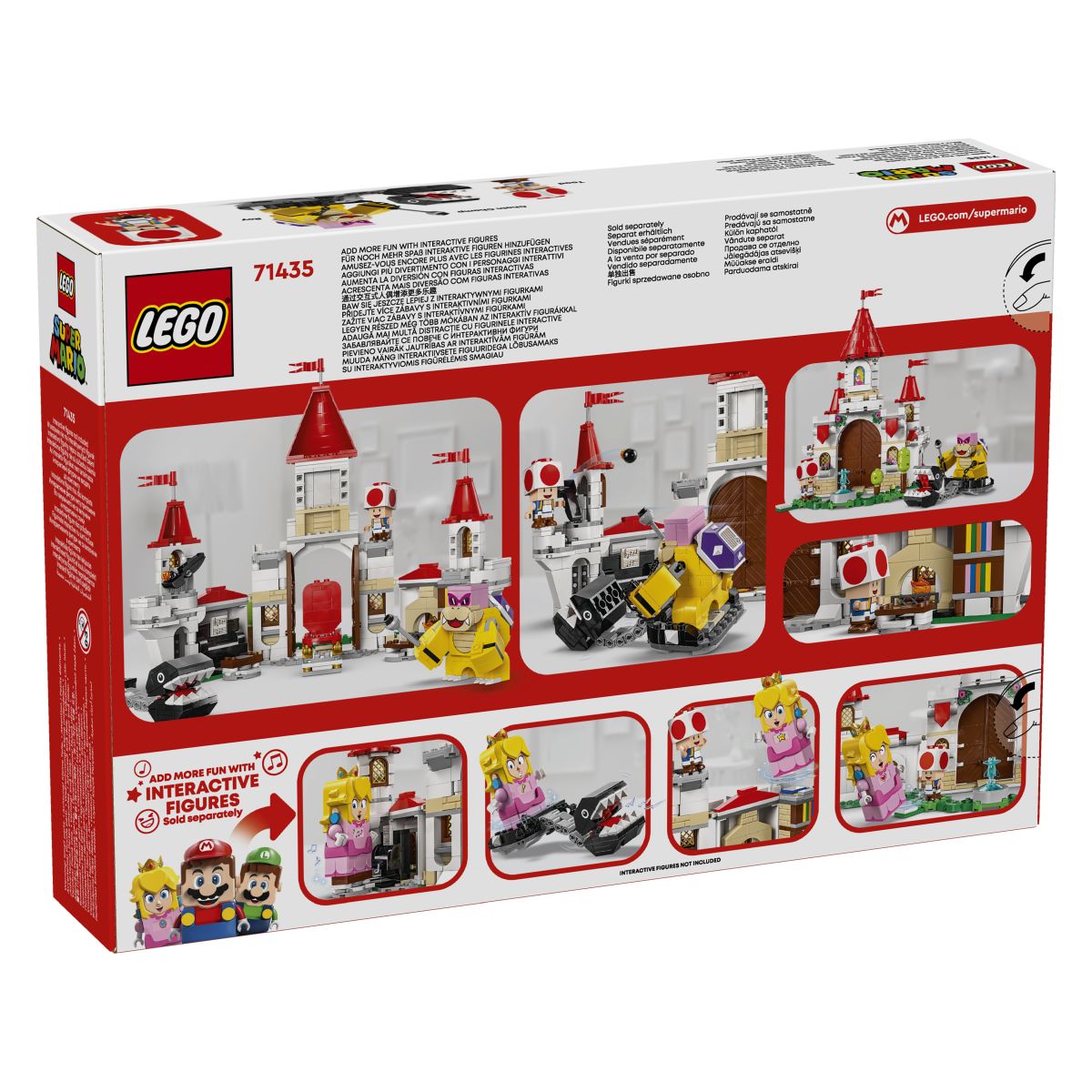 Lego Super Mario 71435 Spopad z Royem na Peachinem gradu