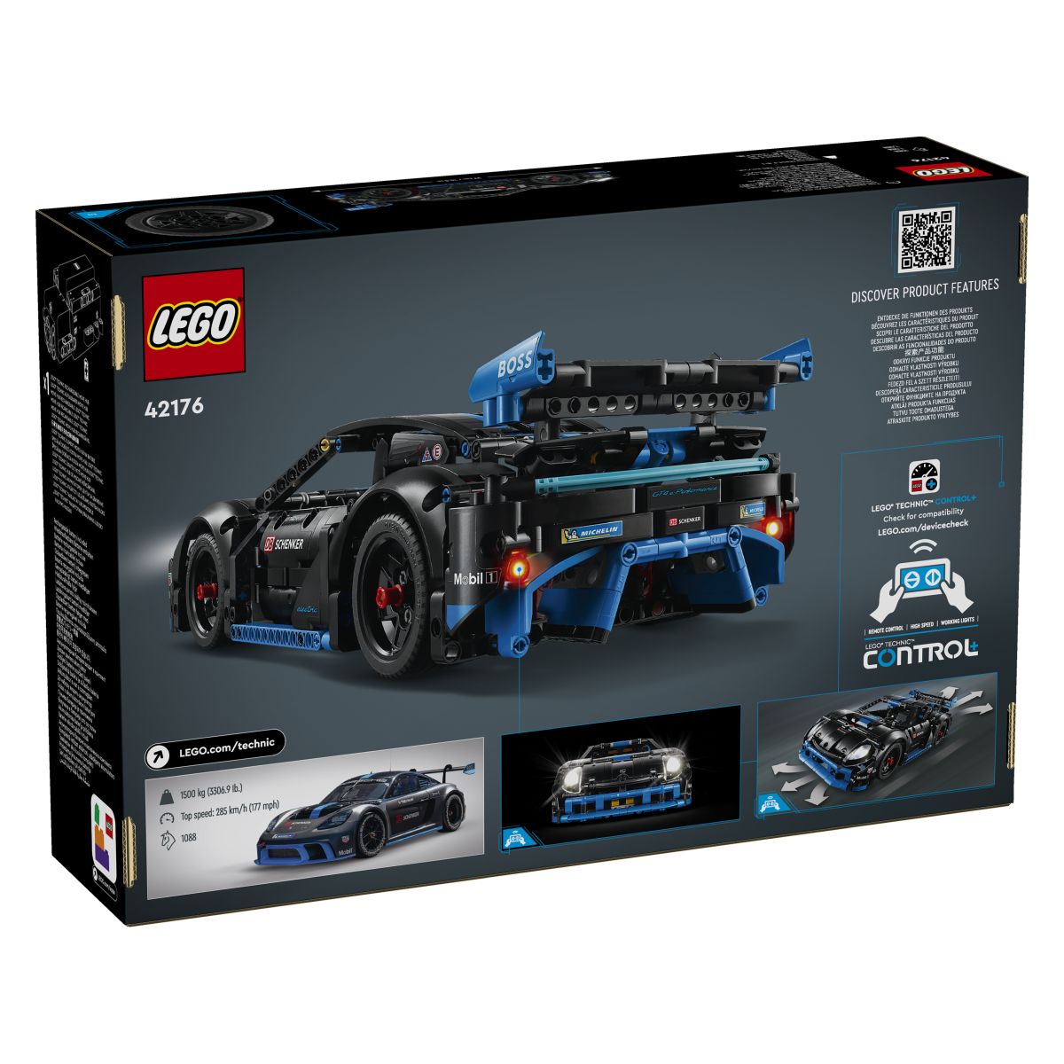 Lego Technic 42176 Dirkalni avtomobil Porsche GT4 e-Performance