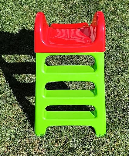 Otroški tobogan Dohany 95 cm z vodnim priklopom – rdeč za igro doma in na vrtu - Tobogani