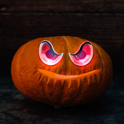 Halloween strašljiv par oči za noč čarovnic - rdeča LED - na baterije