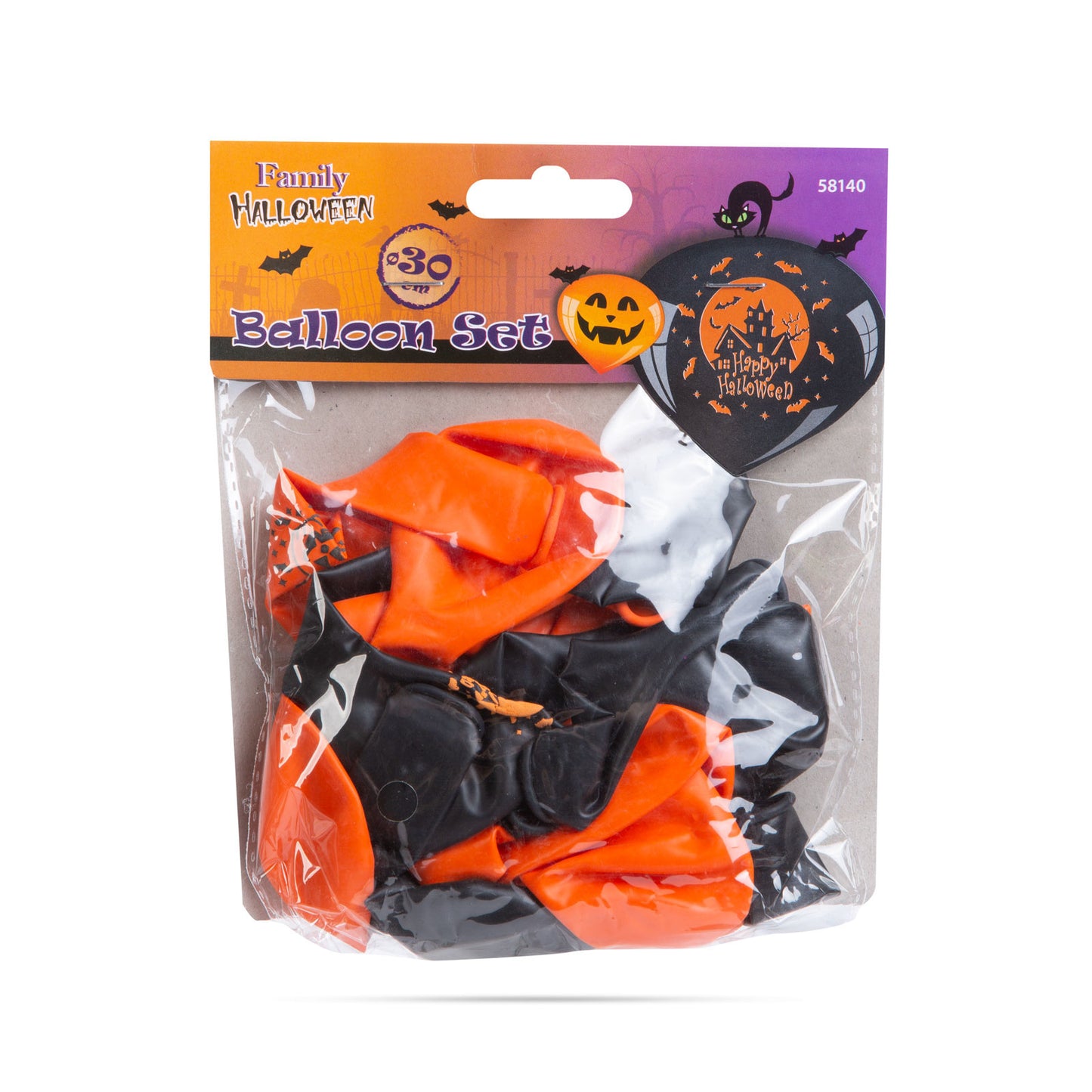 Halloween set balonov - 6 vrst - 20 kos