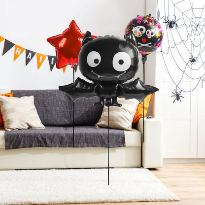 Halloween set balonov - netopir - 5 kos