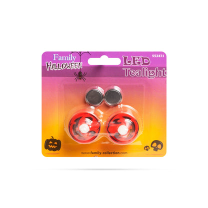 LED čajna svečka - buča - 2 kom / paket