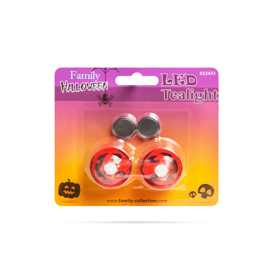 LED čajna svečka - buča - 2 kom / paket
