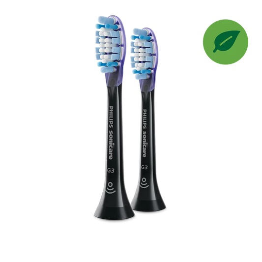 PHILIPS - HX9052/33 Sonic C3 Plaque Defence standardni nastavek za zobno ščetko Medium 2 kosa črna