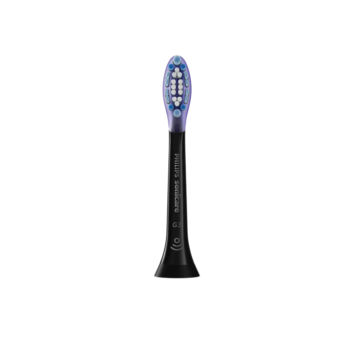 PHILIPS - HX9052/33 Sonic C3 Plaque Defence standardni nastavek za zobno ščetko Medium 2 kosa črna