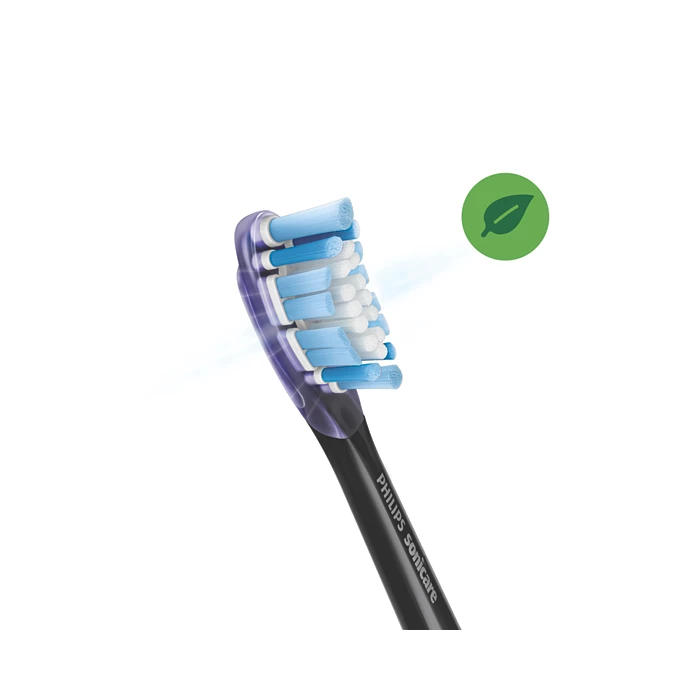 PHILIPS - HX9052/33 Sonic C3 Plaque Defence standardni nastavek za zobno ščetko Medium 2 kosa črna