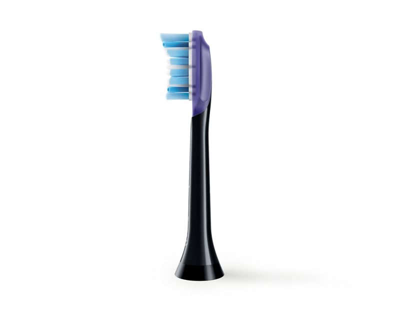 PHILIPS - HX9052/33 Sonic C3 Plaque Defence standardni nastavek za zobno ščetko Medium 2 kosa črna