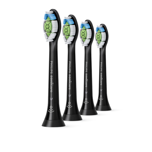 PHILIPS - Sonicare W2 Optimal standardni nastavek za zobno ščetko Medium (HX6064/11) 4 kosi črni