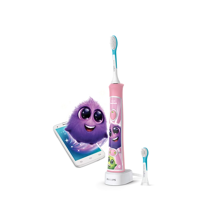 PHILIPS - Sonicare električna zobna ščetka za otroke (HX6352/42) roza