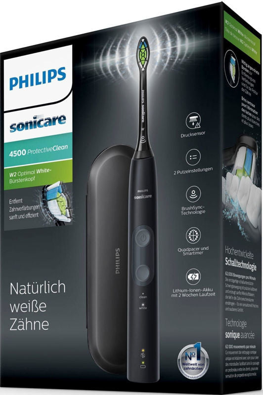 PHILIPS - Sonicare ProtectiveClean 4500 sonična zobna ščetka (HX6830/53) črna