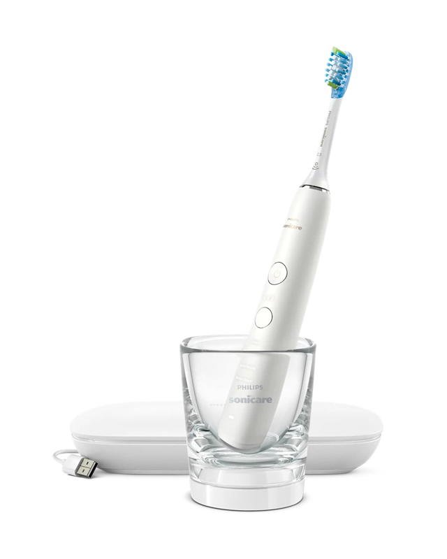 PHILIPS - Sonicare DiamondClean 9000 sonična električna zobna ščetka z aplikacijo bela (HX9911/27)