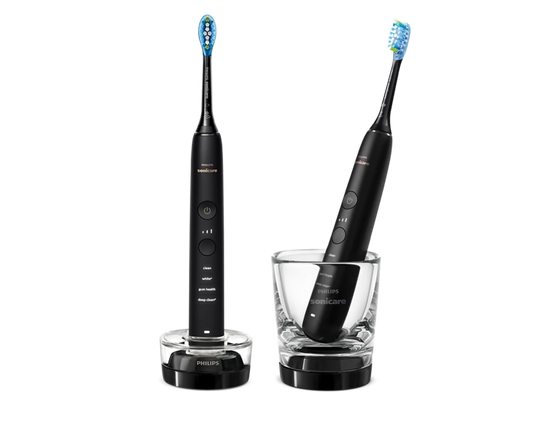 PHILIPS - Sonicare Diamonclean 9000 2 črni zobni ščetki HX9914/54 app