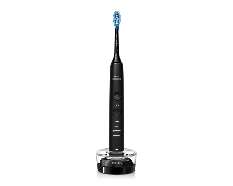 PHILIPS - Sonicare Diamonclean 9000 2 črni zobni ščetki HX9914/54 app