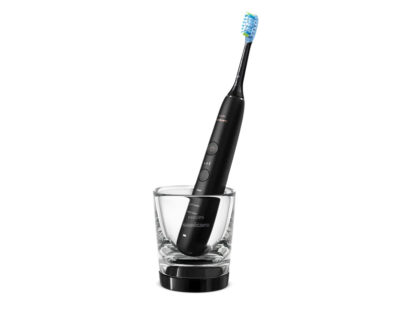 PHILIPS - Sonicare Diamonclean 9000 2 črni zobni ščetki HX9914/54 app