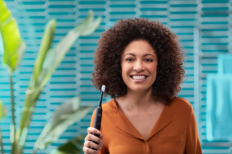 PHILIPS - Sonicare Diamonclean 9000 2 črni zobni ščetki HX9914/54 app