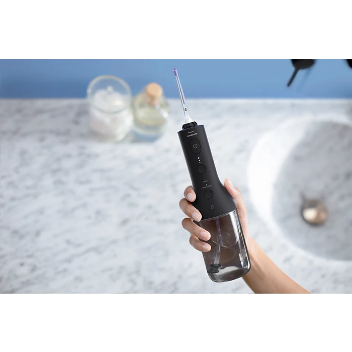 PHILIPS - Sonicare Cordless Power Flosser 3000 brezžična zobna prha HX3826/33 črna