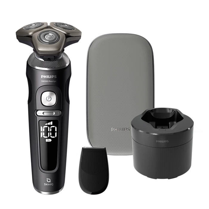 PHILIPS - brivnik S9000 Prestige električni brivnik za mokro in suho britje s SkinIQ SP9840/32