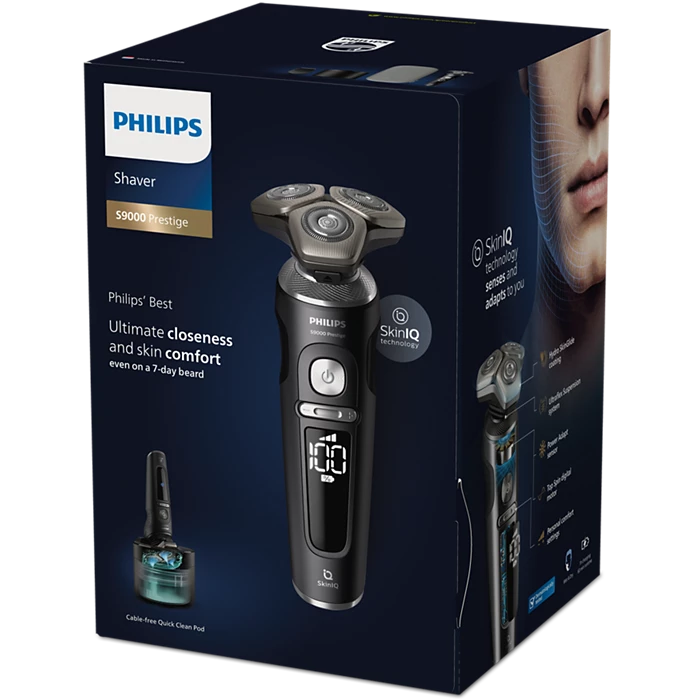 PHILIPS - brivnik S9000 Prestige električni brivnik za mokro in suho britje s SkinIQ SP9840/32