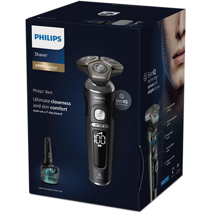 PHILIPS - brivnik S9000 Prestige električni brivnik za mokro in suho britje s SkinIQ SP9840/32