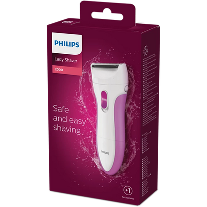 PHILIPS - SatinShave Essential HP6341/00 Lady Shaver 2000 električni brivnik za mokro in suho britje