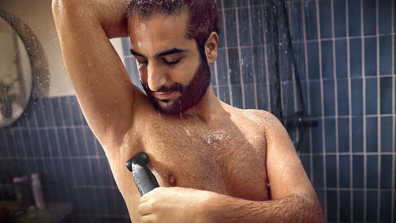 PHILIPS - Bodygroom Series 3000 BG3027/05 – Prirezovalnik za telo, 3 nastavki, 60 min