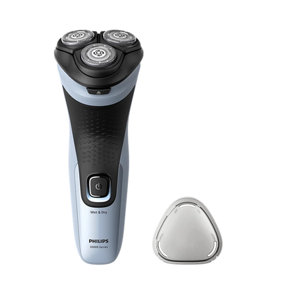PHILIPS - Series 3000X X3003/00 – Wet & Dry rotacijski brivnik, 27 PowerCut rezil, 4D Flex glava