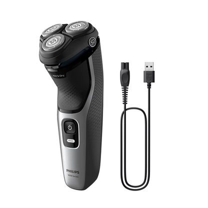 PHILIPS - Shaver 3000 Series S3143/00 – Wet & Dry brivnik z 5D zastavami in PowerCut rezili
