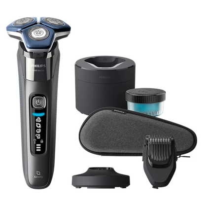 PHILIPS - Shaver Series 7000 S7887/58 – rotacijski Wet & Dry brivnik z SkinIQ™, 360° glavo in quick-clean sistemom