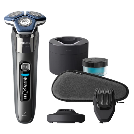 PHILIPS - Shaver Series 7000 S7887/58 – rotacijski Wet & Dry brivnik z SkinIQ™, 360° glavo in quick-clean sistemom