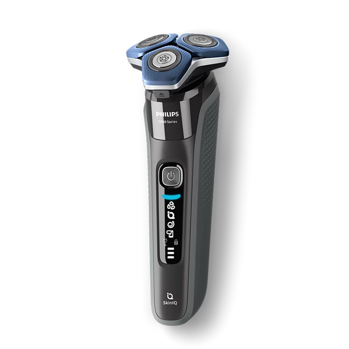 PHILIPS - Shaver Series 7000 S7887/58 – rotacijski Wet & Dry brivnik z SkinIQ™, 360° glavo in quick-clean sistemom