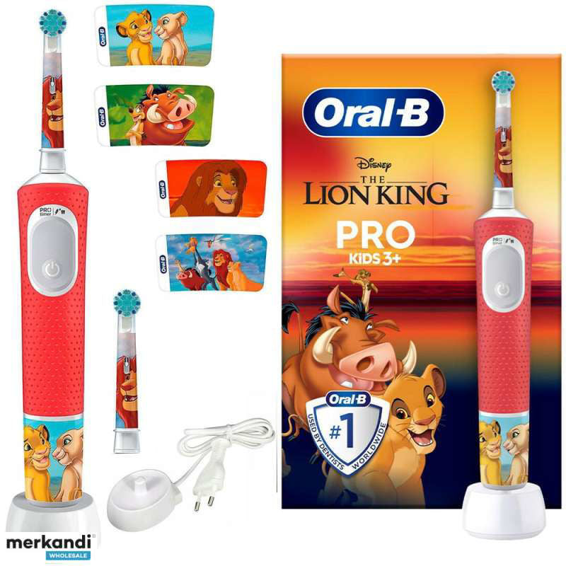 ORAL-B - Pro Kids 3+ Lion King otroška električna zobna ščetka z motivom Levjega kralja